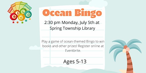Ocean BINGO for Kids!