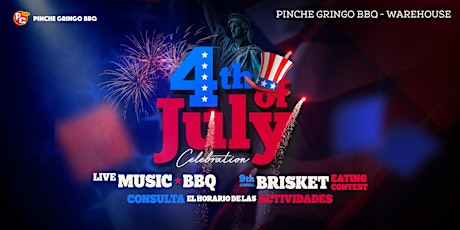 4th Of July Celebration at PGBBQ Warehouse boletos