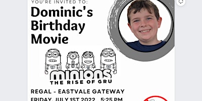 Dominic's Birthday Movie (Minions: The Rise of Gru)