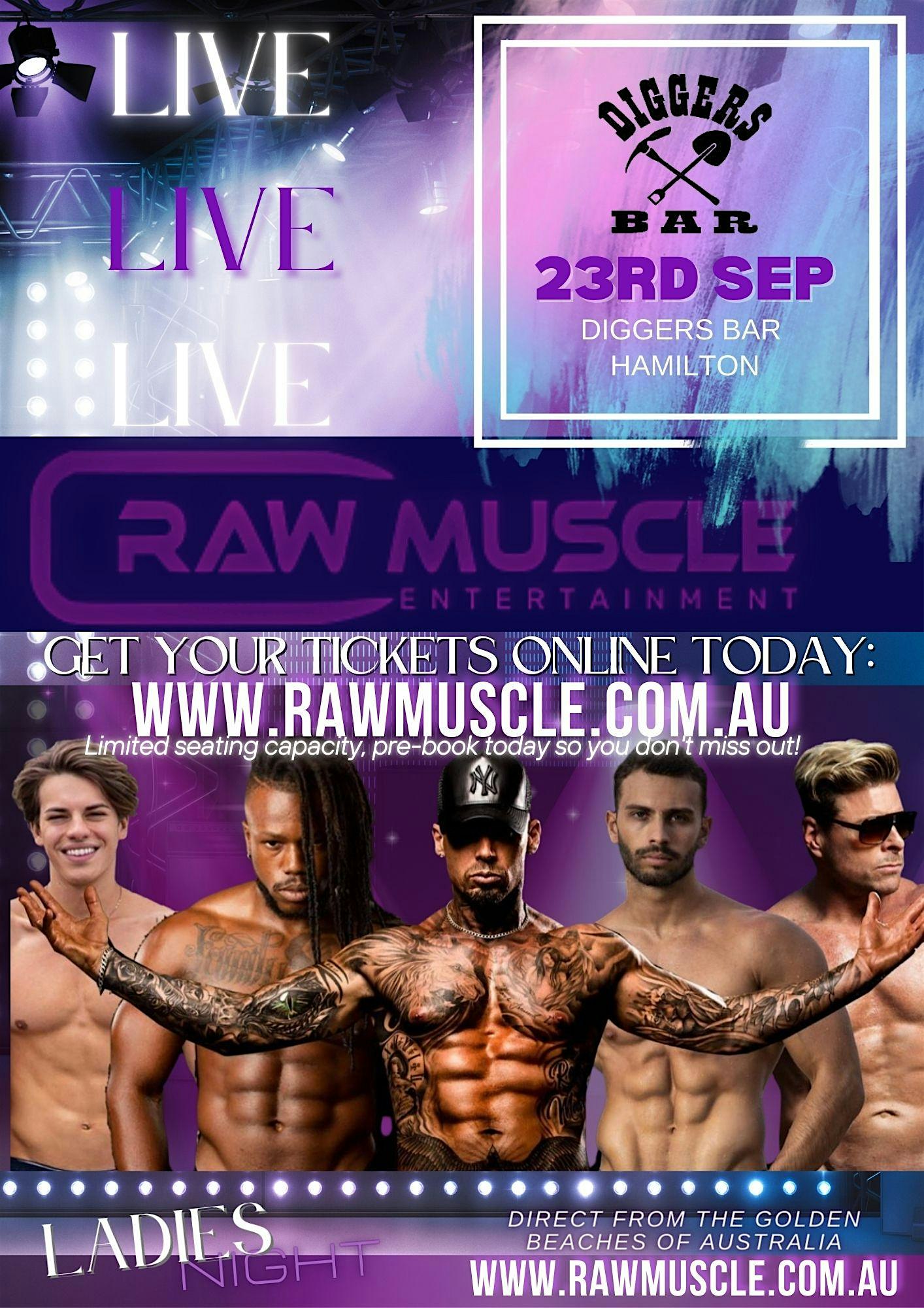 RAW MUSCLE MALE REVUE SHOW – DIGGERS BAR – HAMILTON – NZ