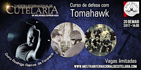 Imagem principal do evento Curso defesa com Tomahawk - Guru Rodrigo Ramos da Fonseca.