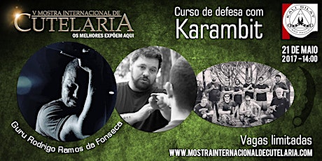 Imagem principal do evento Curso defesa com Karambit - Guru Rodrigo Ramos da Fonseca.