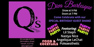 LJs Diva Burlesque @ Qs Lounge