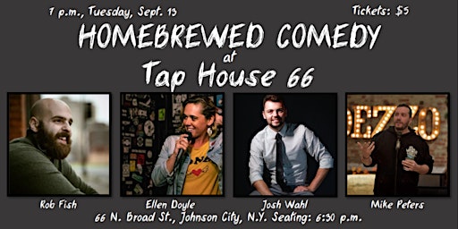 Homebrewed Comedy at Tap House 66