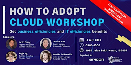 How to Adopt Cloud Workshop tickets