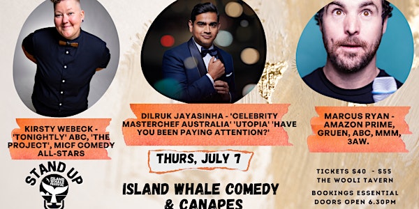 Island Whale Comedy & Canapes