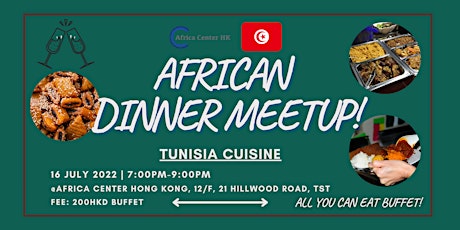 African Dinner Meetup (Tunisia Cuisine) tickets