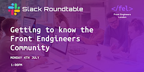 Front Endgineers London - Getting to know the community tickets