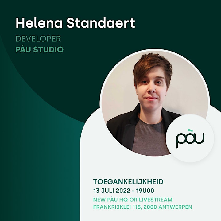 Afbeelding van Pàu Sessions: Accessibility  in product design