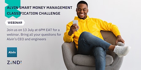 Alvin Smart Money Management Transaction Classification Challenge Webinar biglietti