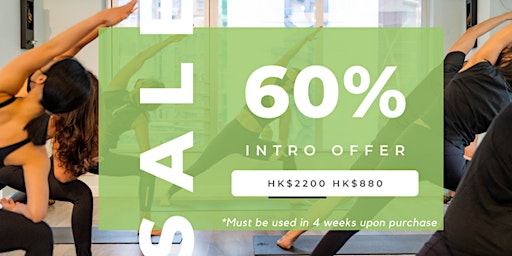 Intro Offer at The Yoga Room: 60% Off for 10 Classes!