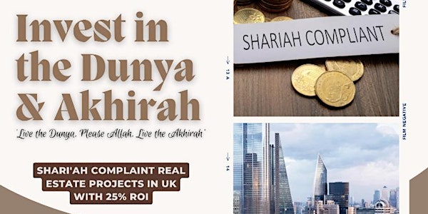 FREE WEBINAR - Shariah complaint real estate investment opportunities