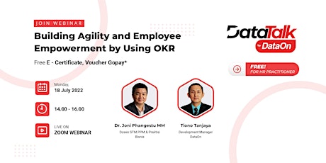 DataTalks by DataOn -Building Agility and Employee Empowerment by Using OKR tickets