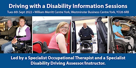 Driving with a Disability Information Sessions