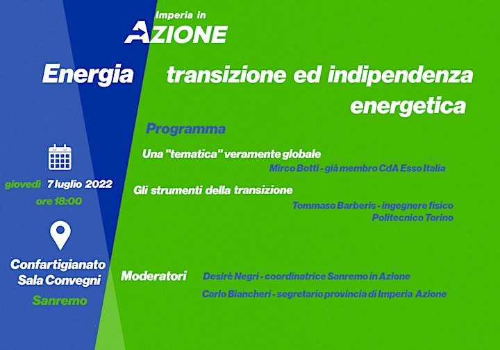 Immagine Energia: transizione ed indipendenza energetica