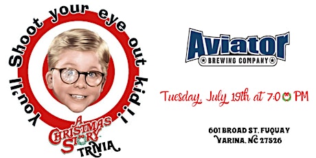 A Christmas Story Trivia at Aviator Pizza and Beer Shop tickets