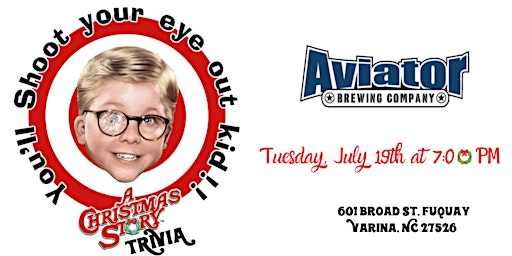 A Christmas Story Trivia at Aviator Pizza and Beer Shop