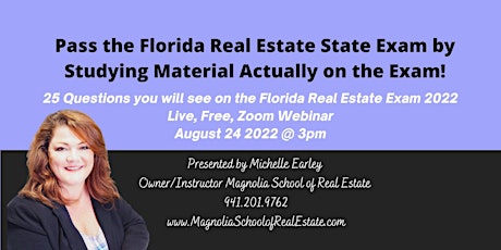 Pass the Florida Real Estate State Exam 2022