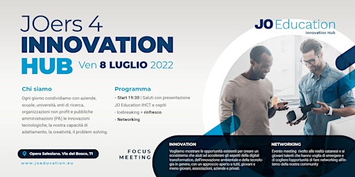 JOers 4 Innovation Hub Catania: #borntoinnovate