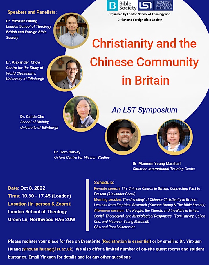 Christianity and the Chinese Community in Britain: An LST Symposium image