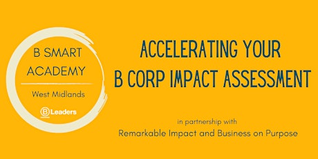 B Smart Academy - Accelerating your B Corp Assessment