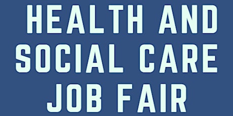 Health and Social Care Jobs Fair tickets