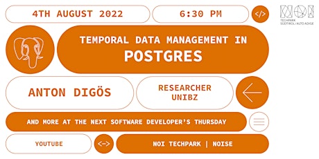 Temporal data management in Postgres biglietti