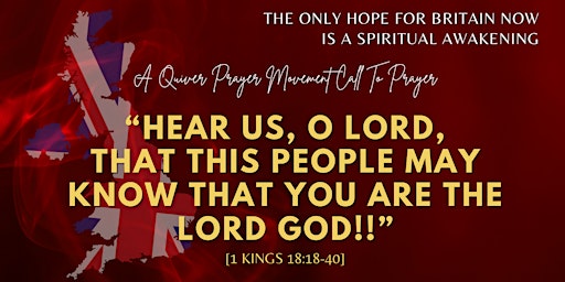 Hear Us O LORD, That This People May Know That You Are The LORD God!