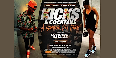 “KICKS AND COCKTAILS” A Summer Day Party tickets
