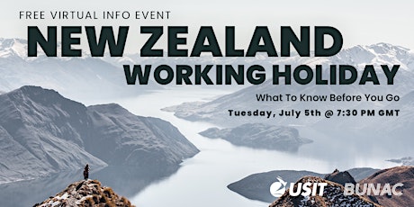 New Zealand Working Holiday With USIT - What To Know Before You Go tickets