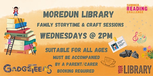 Family Storytime and Craft at Moredun Library.
