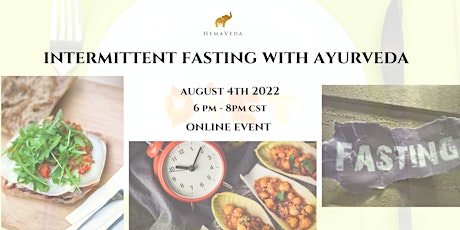Intermittent fasting with Ayurveda tickets