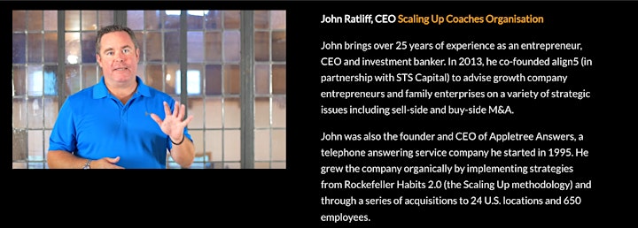Scaling Up to achieve an Extraordinary Exit event image