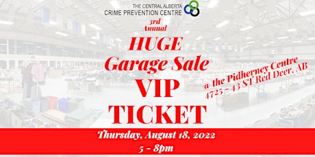 CACPC Huge Garage Sale - VIP Night