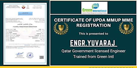 UPDA MMUP Electrical Electronics Engineering Exam Qatar | Green Intl Qatar tickets