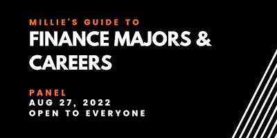 PANEL | Millie's Guide to  Finance Majors & Careers