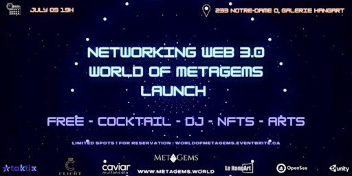 Web 3 Networking + World Of Metagems metaverse launch by Creative Apes Lab