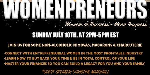 Womenpreneurs - Women in Business, Mean Business!