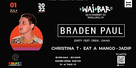 First Friday - Wai Bar Independence Day Weekend feat. Braden Paul tickets