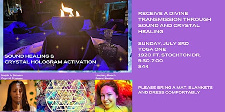 Crystal  Hologram Activation and Sound Healing tickets