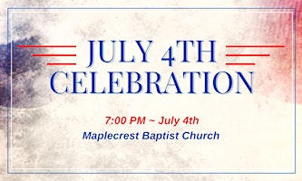 Free July 4th Celebration - Fireworks, Indoor Concert, and Speakers