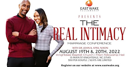 The "Real Intimacy" Marriage Conference tickets