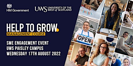 Help to Grow: Management Programme at UWS - SME Engagement Event