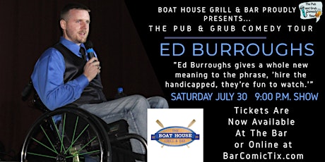 WASECA, MN | ED BURROUGHS +BEN MARCOTTE @ THE BOATHOUSE GRILL & BAR!