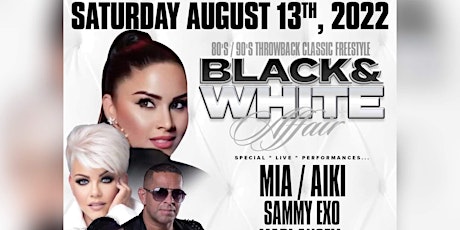 FREESTYLE “ BLACK & WHITE AFFAIR “ 80’s / 90’s THROWBACK CLASSIC tickets
