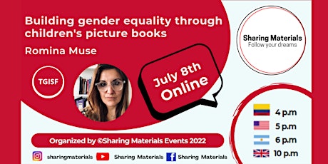 TGISF "Building gender equality through children's picture books" Tickets