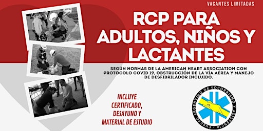 RCP + DEA para Adultos, Niños y Lactantes - TM