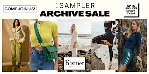 The Sampler Archive Sale