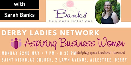 DERBY Networking featuring Sarah Banks talk primary image