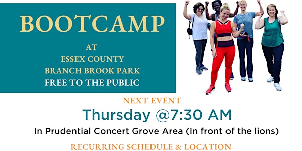 Boot Camp at Essex County Branch Brook Park